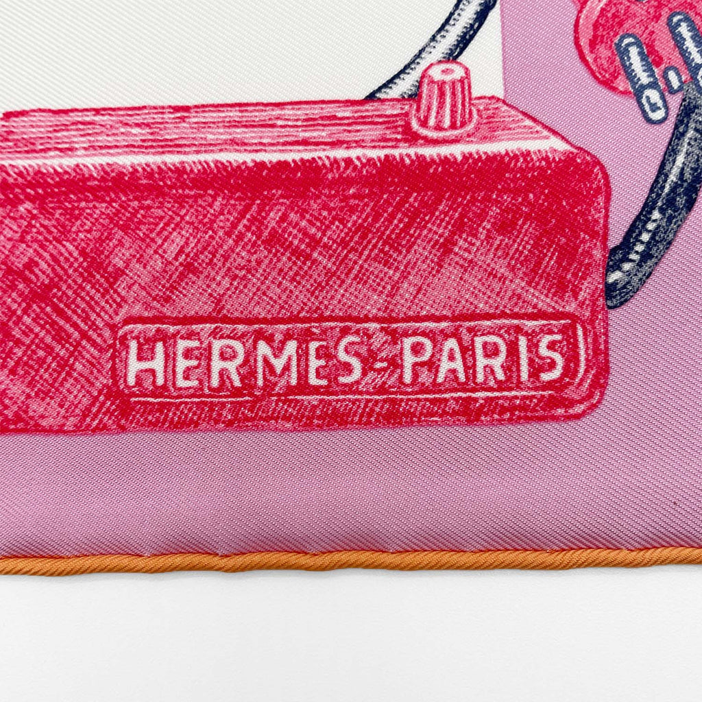 HERMES エルメス ガヴロッシュ42cm シュヴァロスコープネオン スカーフ プチカレ 馬