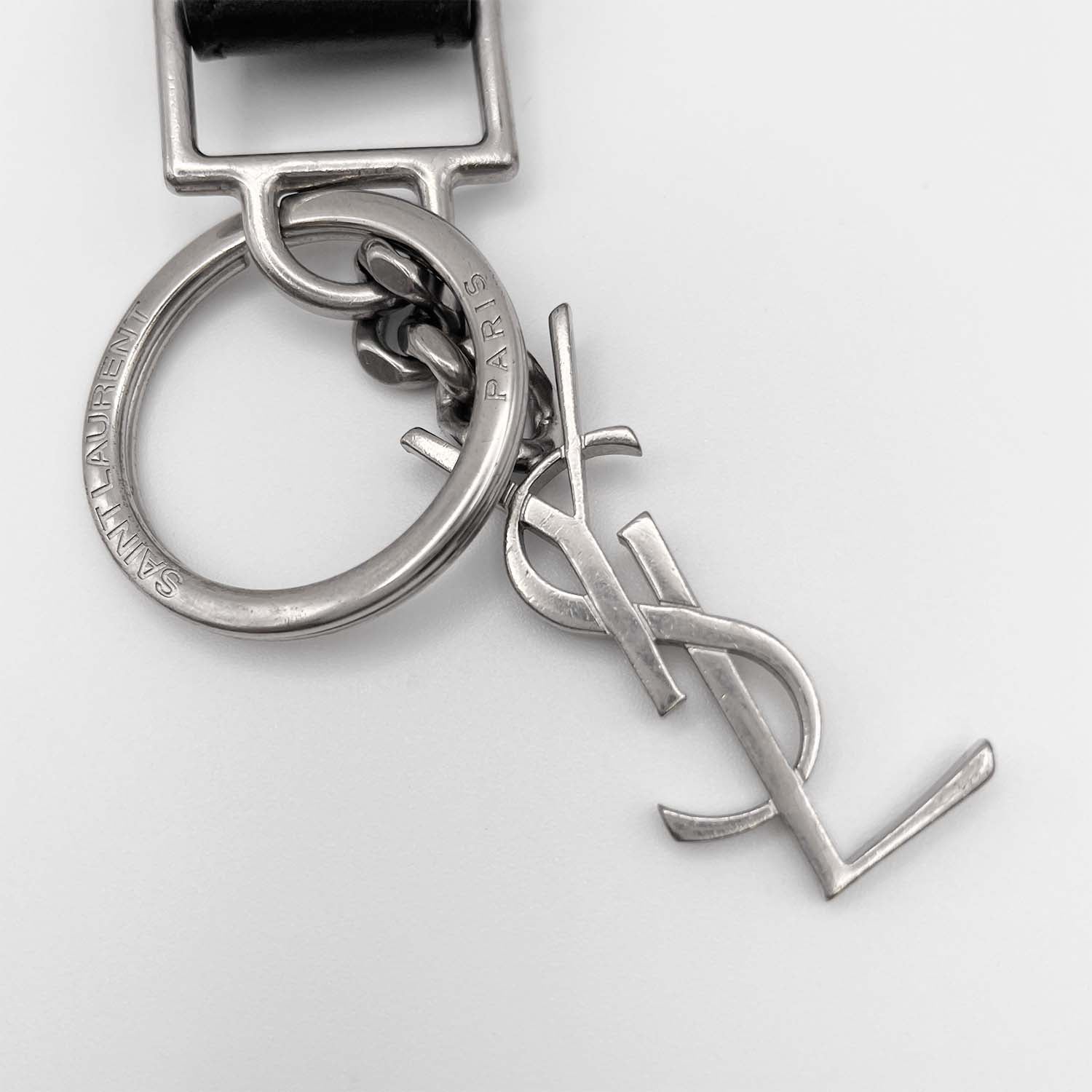 SAINT LAURENT PARIS サンローラン ベルトループホルダー カサンドラ キーホルダー YSL
