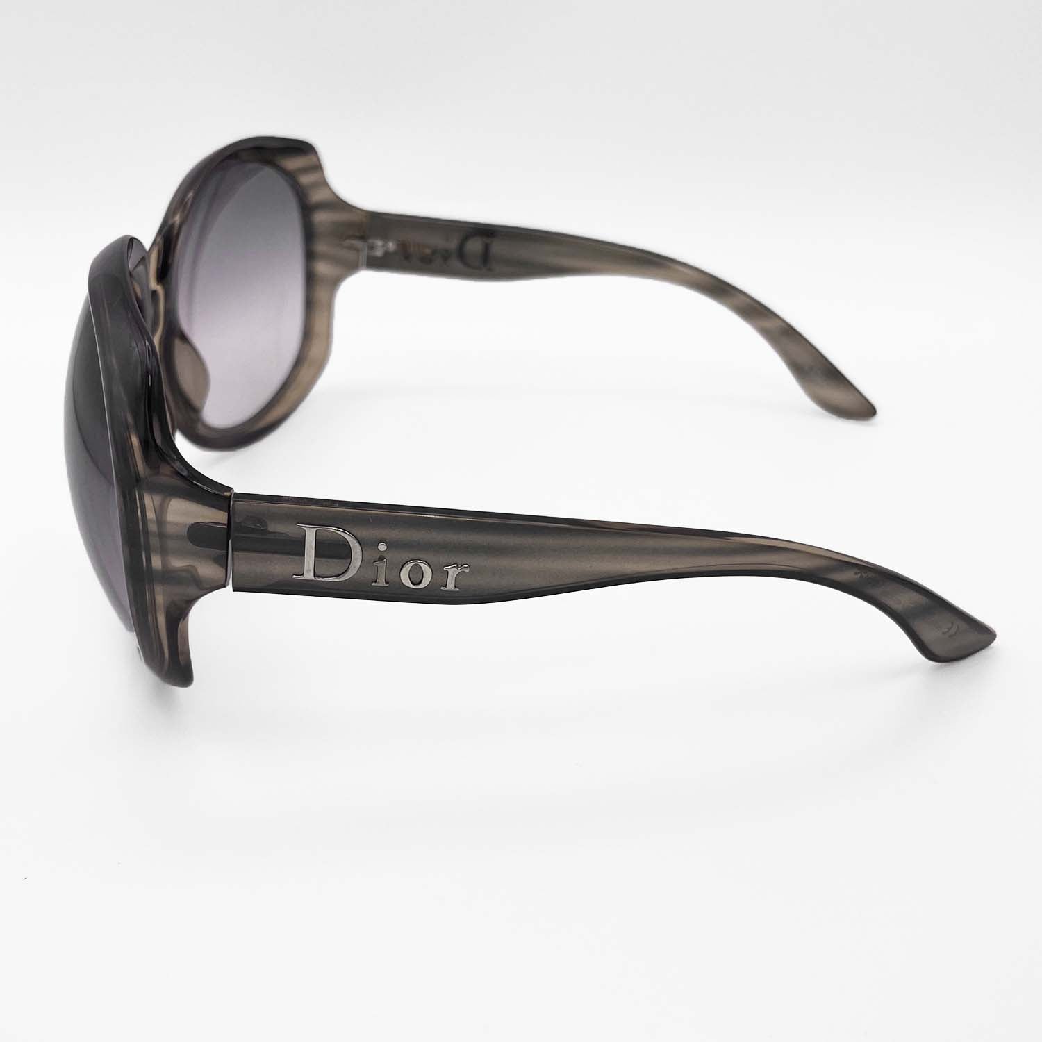 Dior ディオール サングラス Glossy1 グロッシーワン オーバーサイズ グレー クリア
