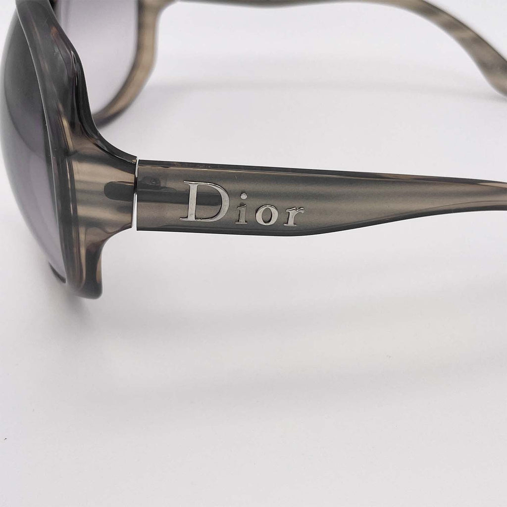 Dior ディオール サングラス Glossy1 グロッシーワン オーバーサイズ グレー クリア