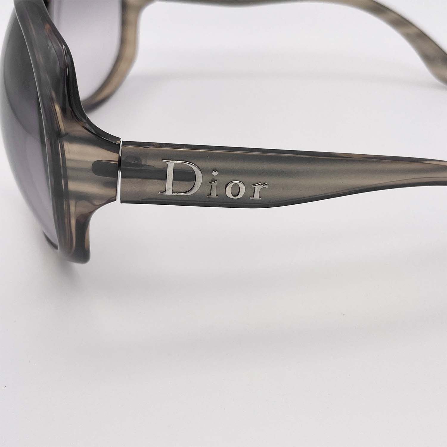 Dior ディオール サングラス Glossy1 グロッシーワン オーバーサイズ グレー クリア