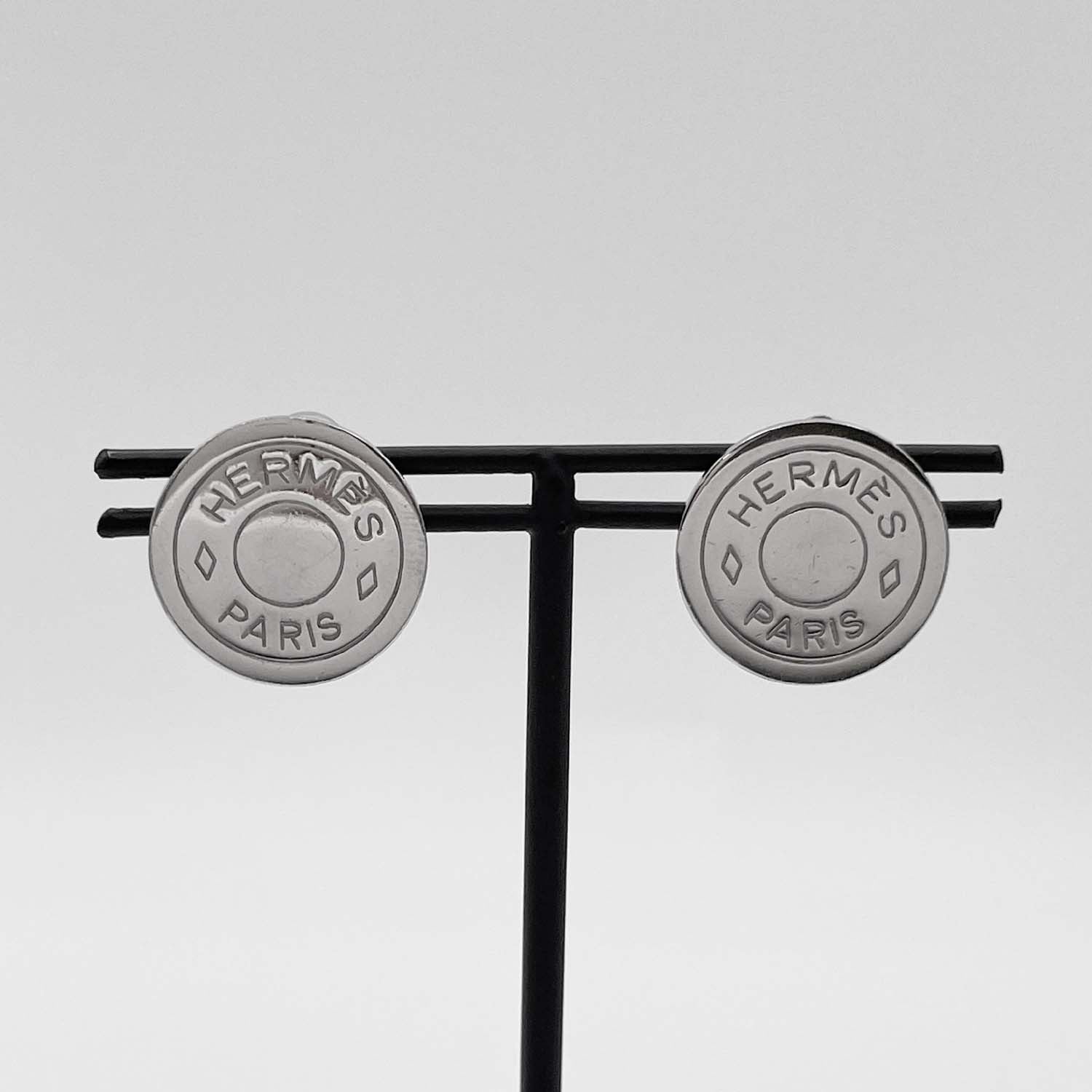 HERMES エルメス イヤリング セリエ クルードセル シルバー