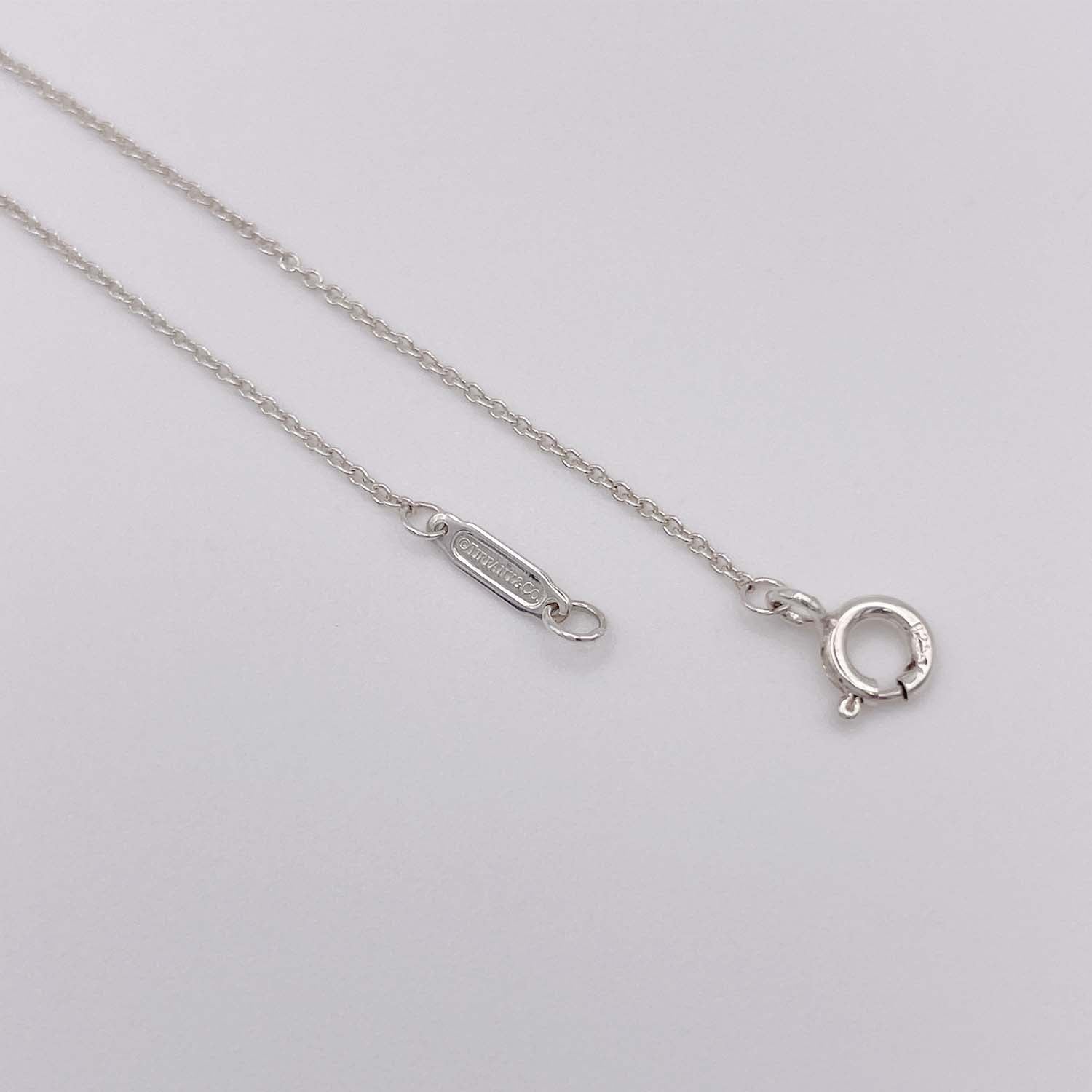 Tiffany&Co. ティファニー ノーツ ネックレス ラウンド プレート  ペンダント SV925 美品