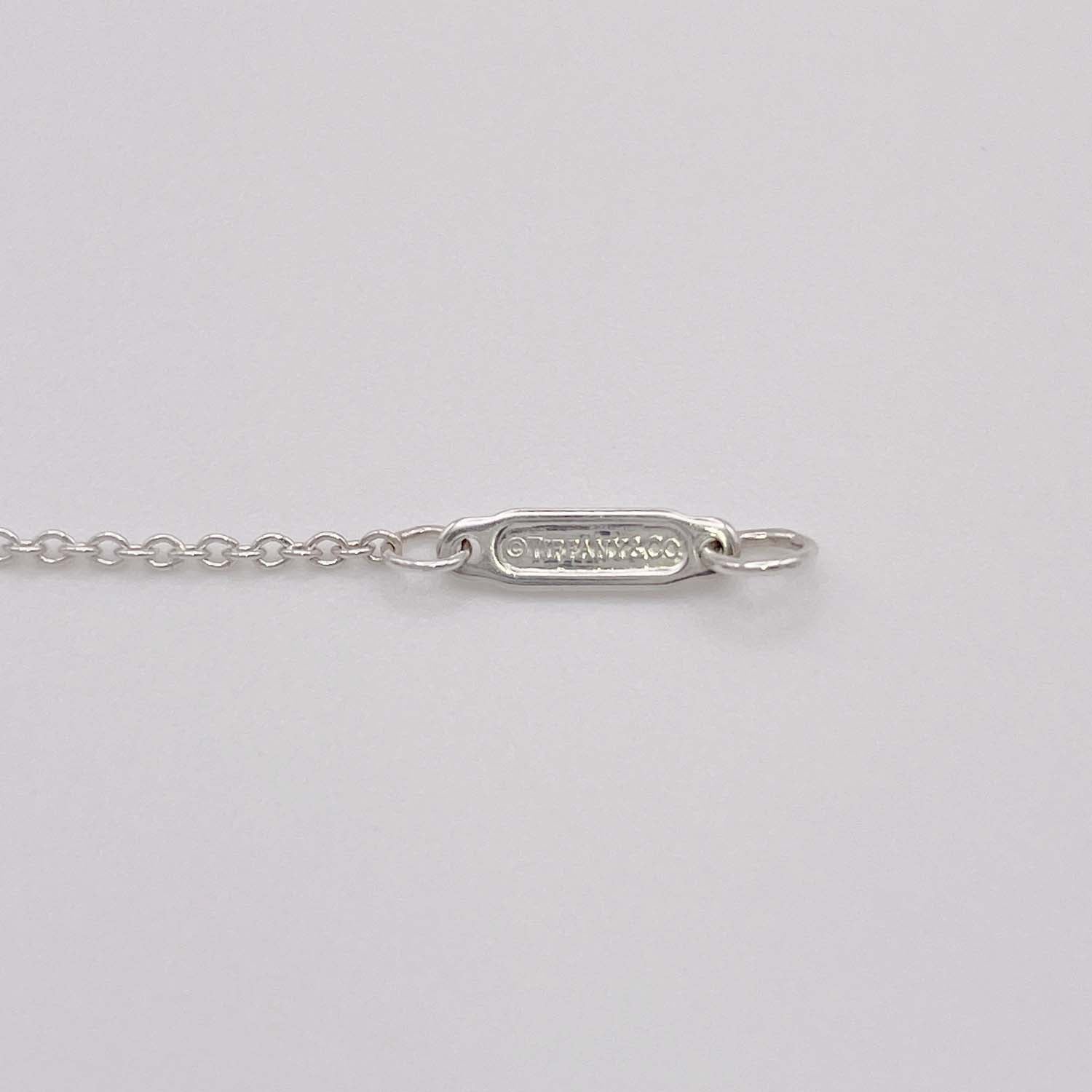 Tiffany&Co. ティファニー ノーツ ネックレス ラウンド プレート  ペンダント SV925 美品