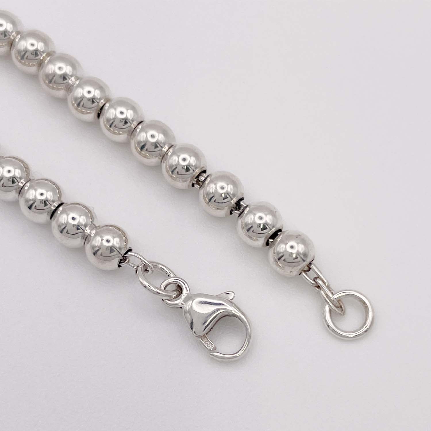 Tiffany&Co. ティファニー ビーズ ブレスレット リターントゥ ミニハートタグ SV925 新品仕上済