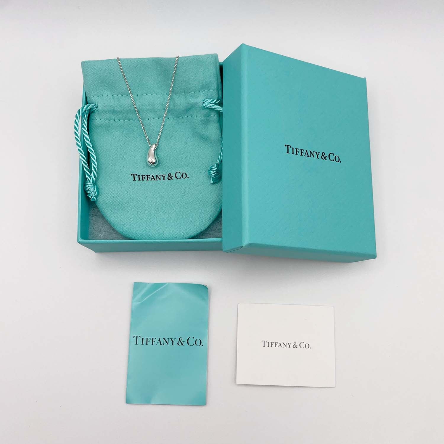 Tiffany&Co. ティファニー ティアドロップ ネックレス SV925/3.0g ネックレス