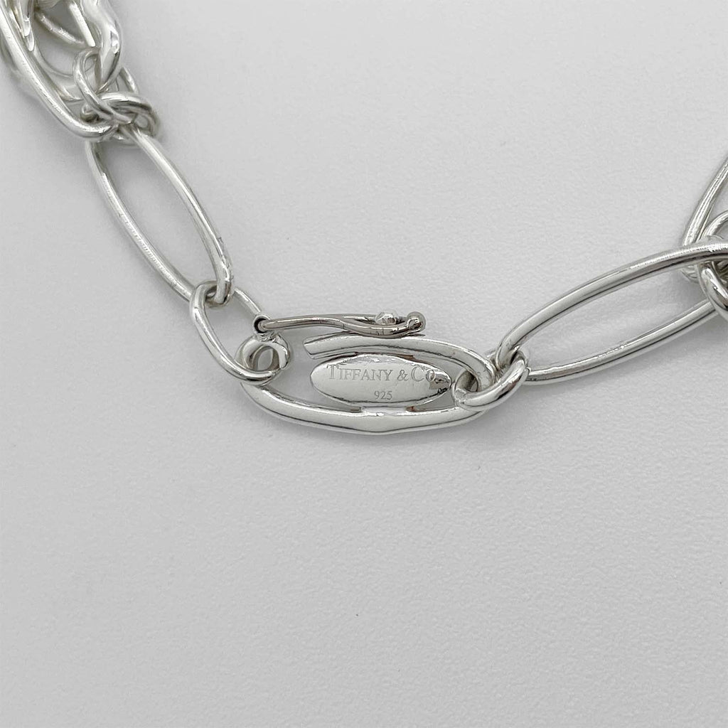 Tiffany&Co. ティファニー ブレスレット 5チャーム リンクチェーン SV925 新品仕上済