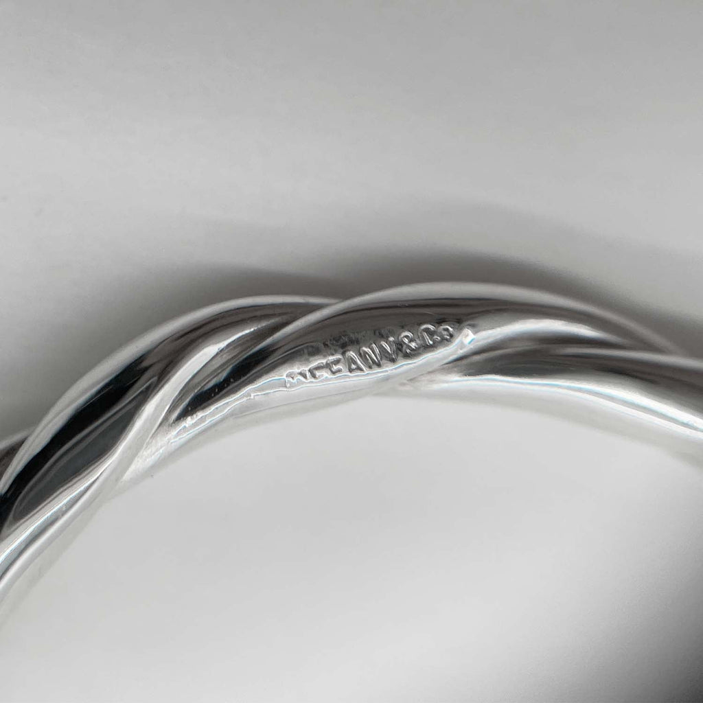 Tiffany&Co. ティファニー キーリング ツイスト ロープ キーホルダー SV925 新品仕上済