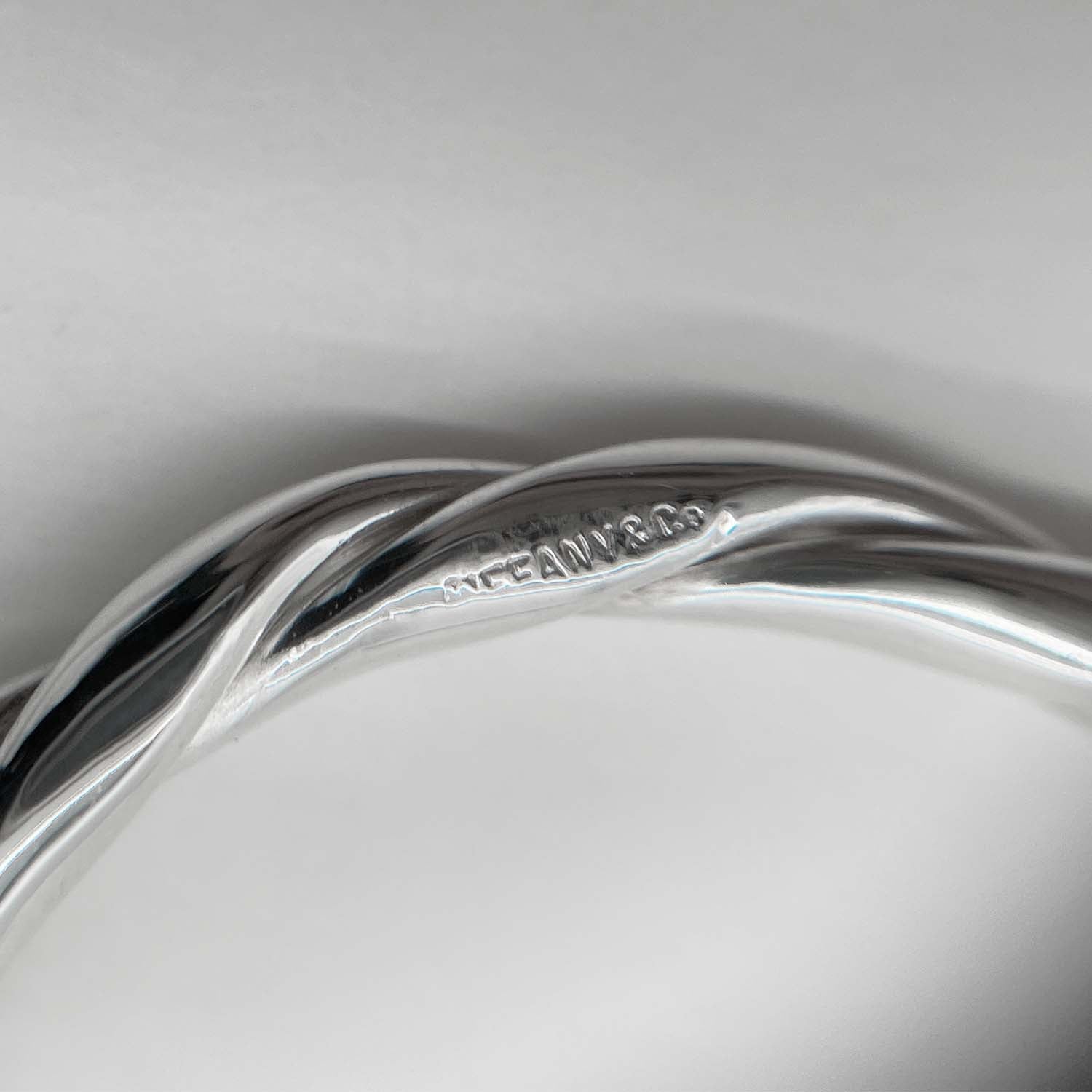 Tiffany&Co. ティファニー キーリング ツイスト ロープ キーホルダー SV925 新品仕上済