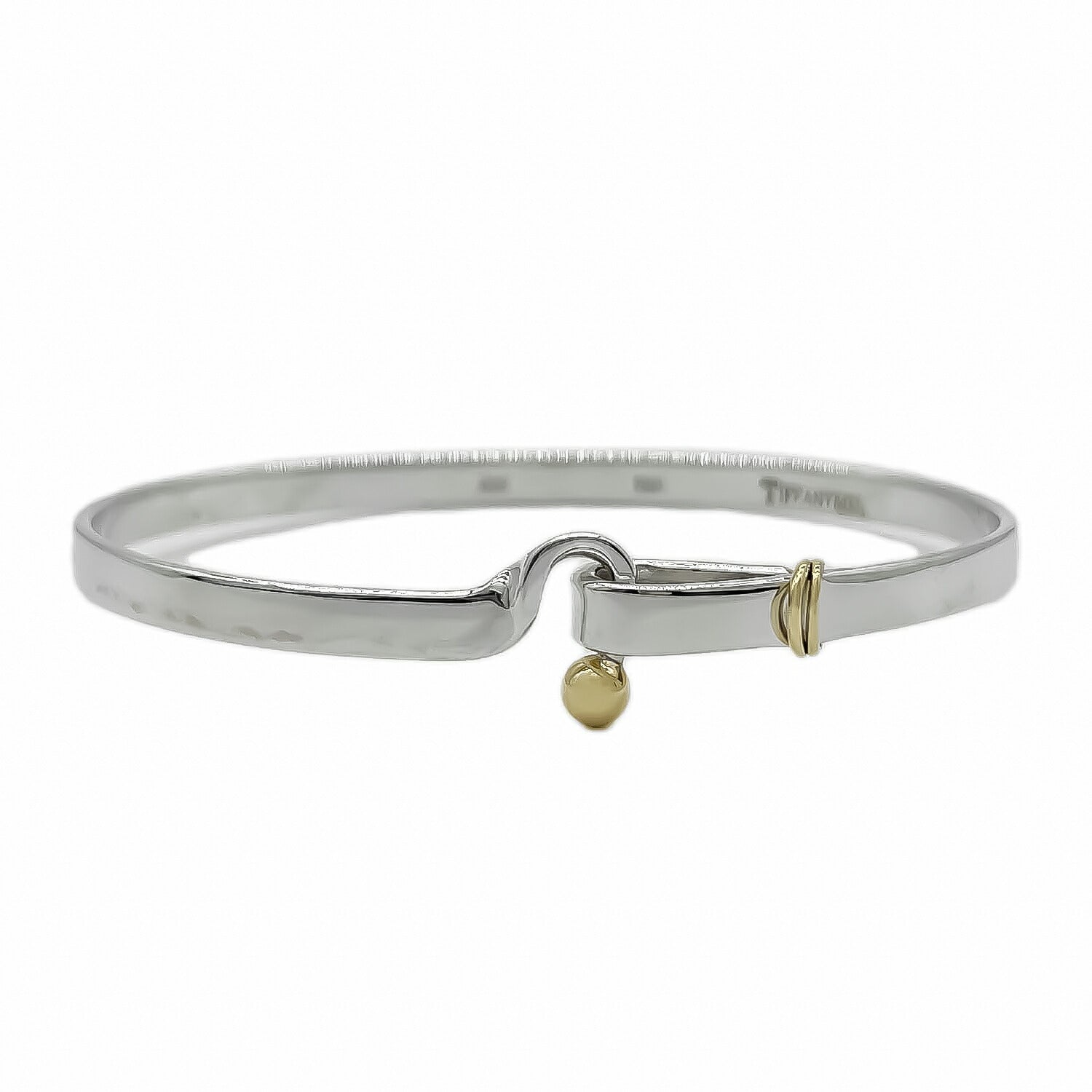 Tiffany&Co. ティファニー フックアンドアイ バングル ブレスレット& SV925 新品仕上済