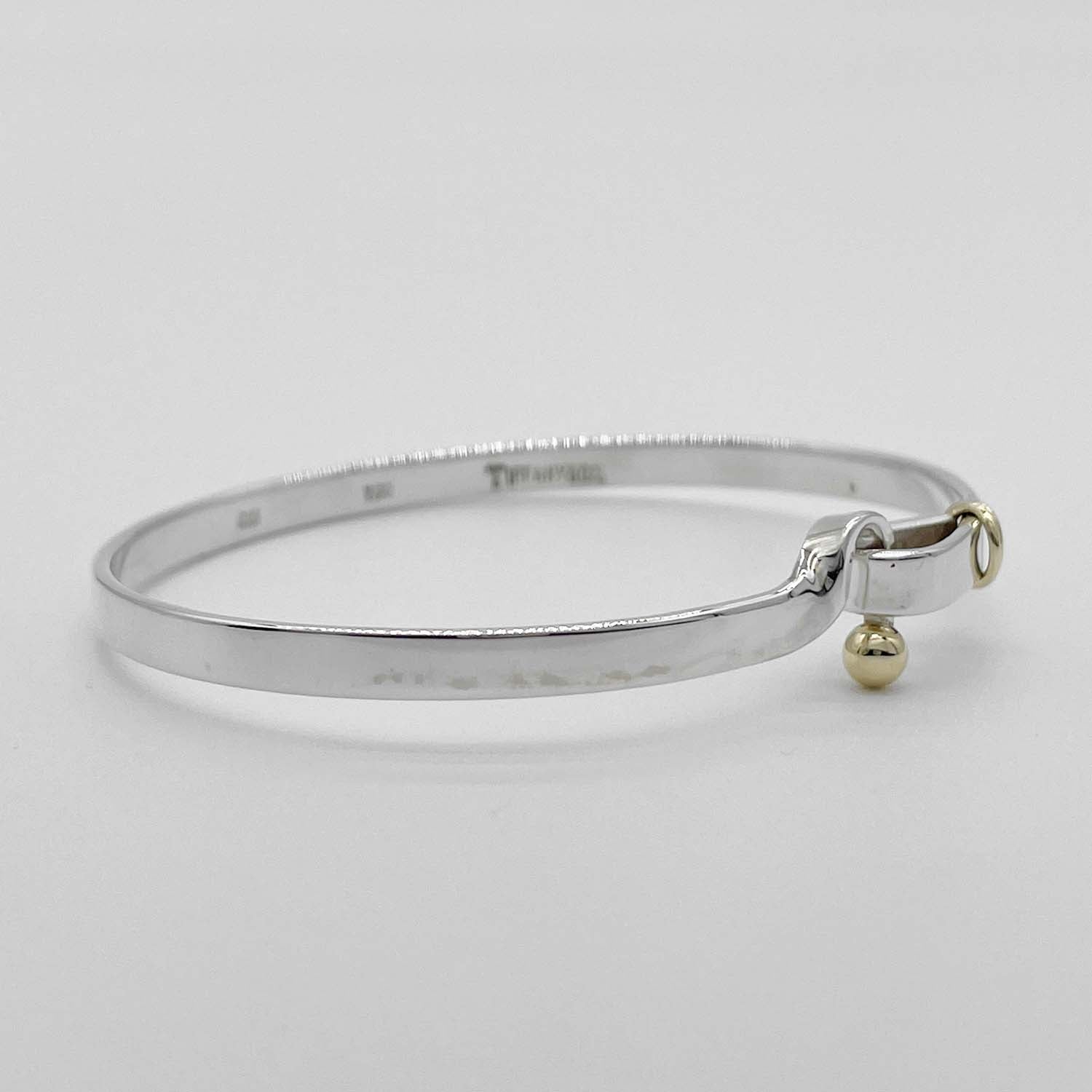 Tiffany&Co. ティファニー フックアンドアイ バングル ブレスレット& SV925 新品仕上済