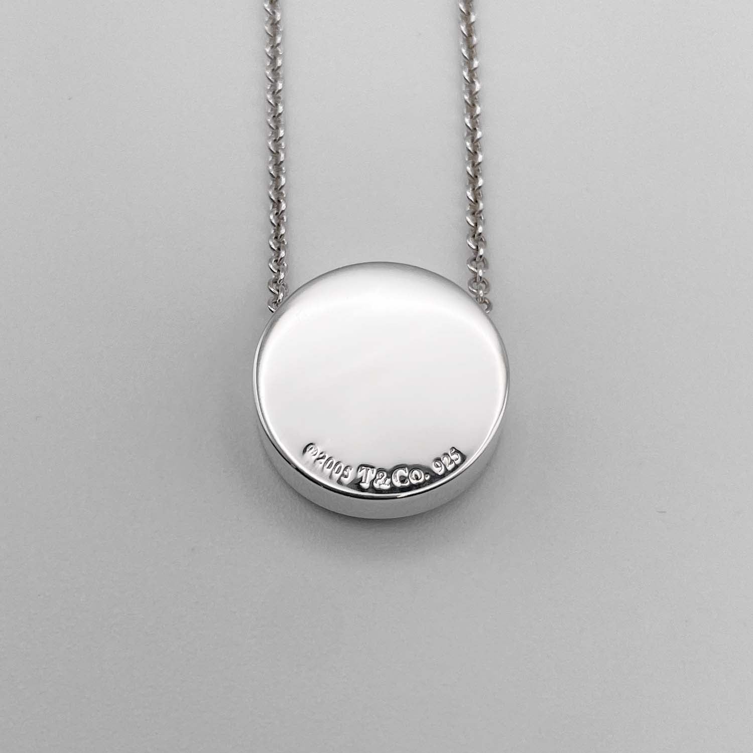 Tiffany&Co. ティファニー 1837 コンケーブ ネックレス SV925 ロゴプレート 新品仕上済