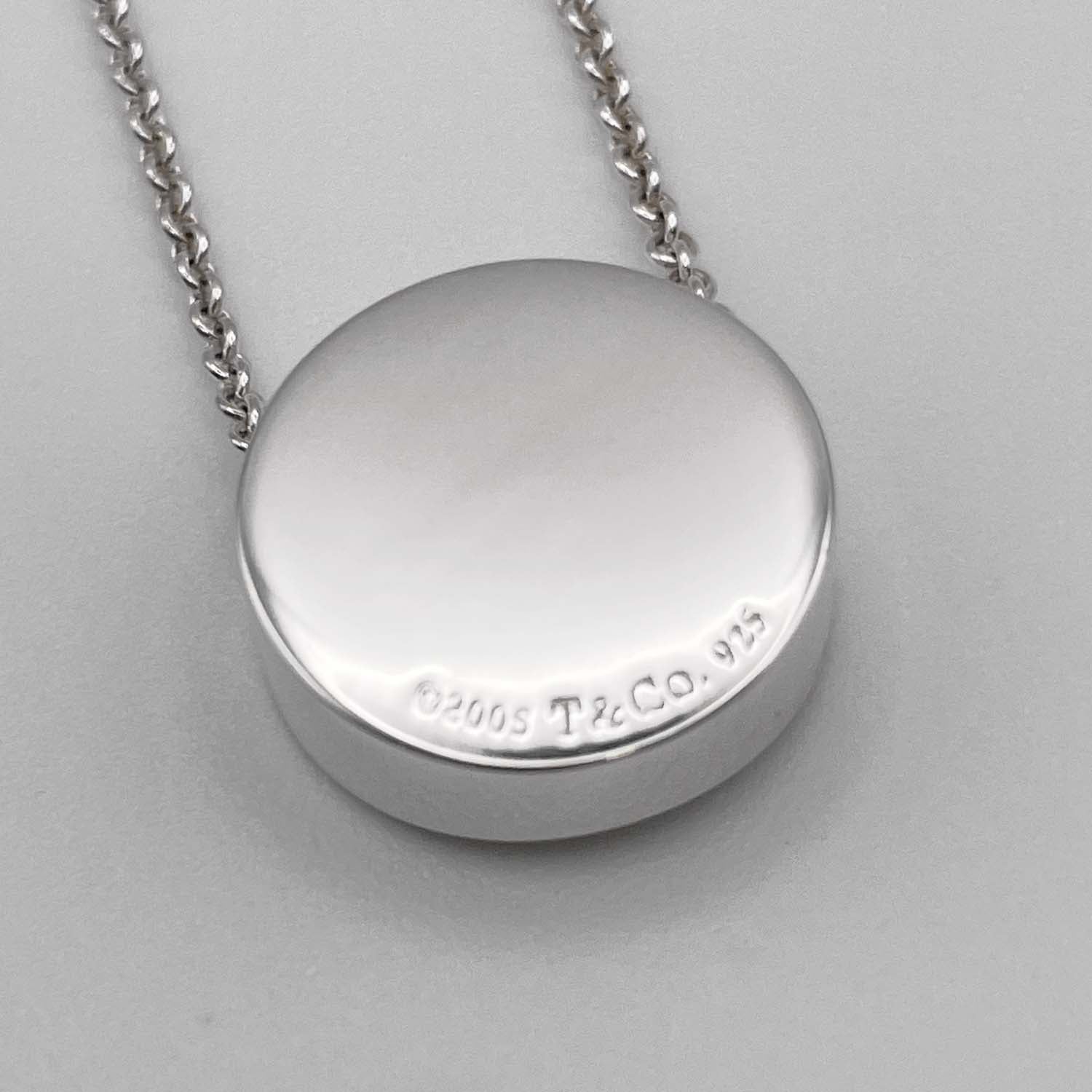 Tiffany&Co. ティファニー 1837 コンケーブ ネックレス SV925 ロゴプレート 新品仕上済