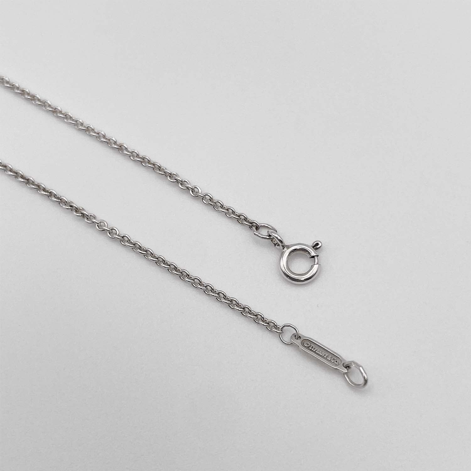 Tiffany&Co. ティファニー 1837 コンケーブ ネックレス SV925 ロゴプレート 新品仕上済