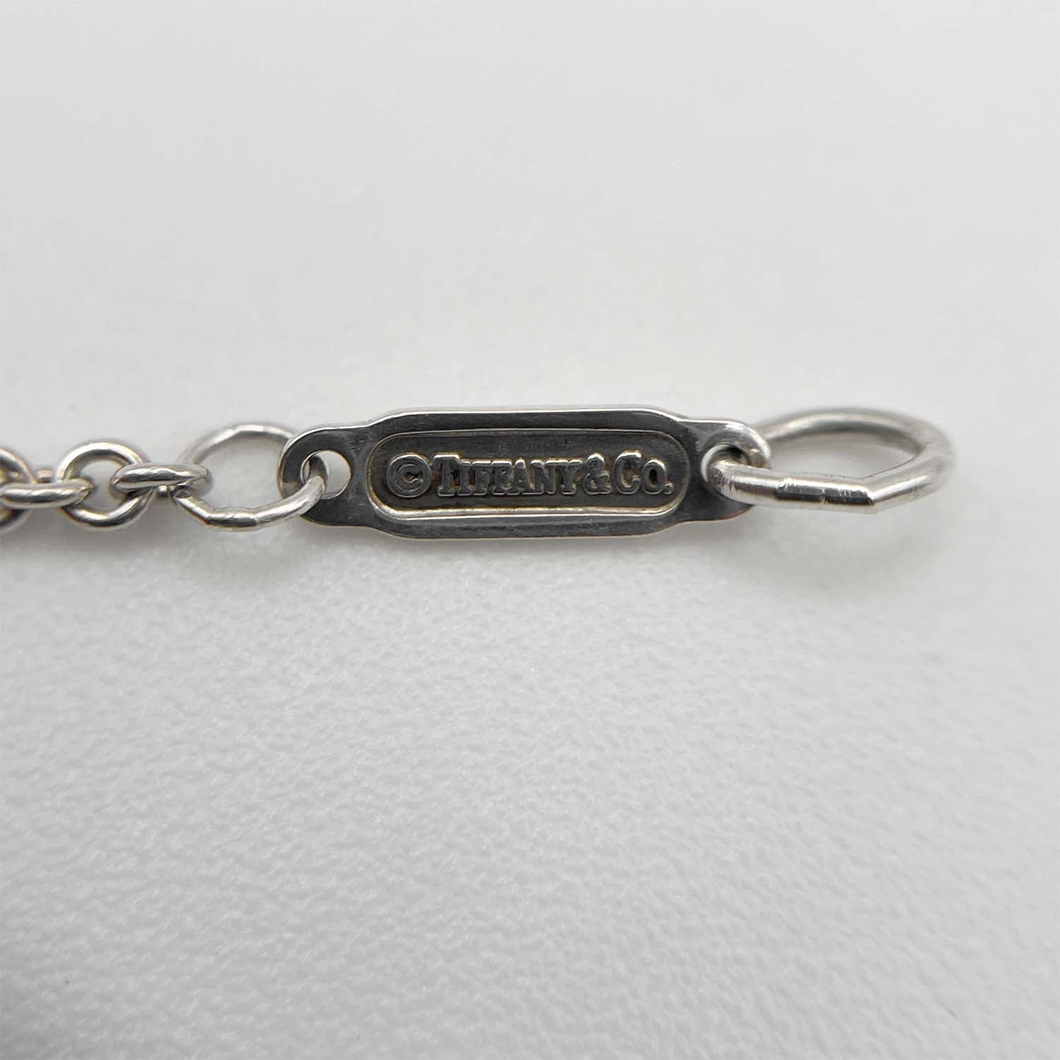 Tiffany&Co. ティファニー 1837 コンケーブ ネックレス SV925 ロゴプレート 新品仕上済