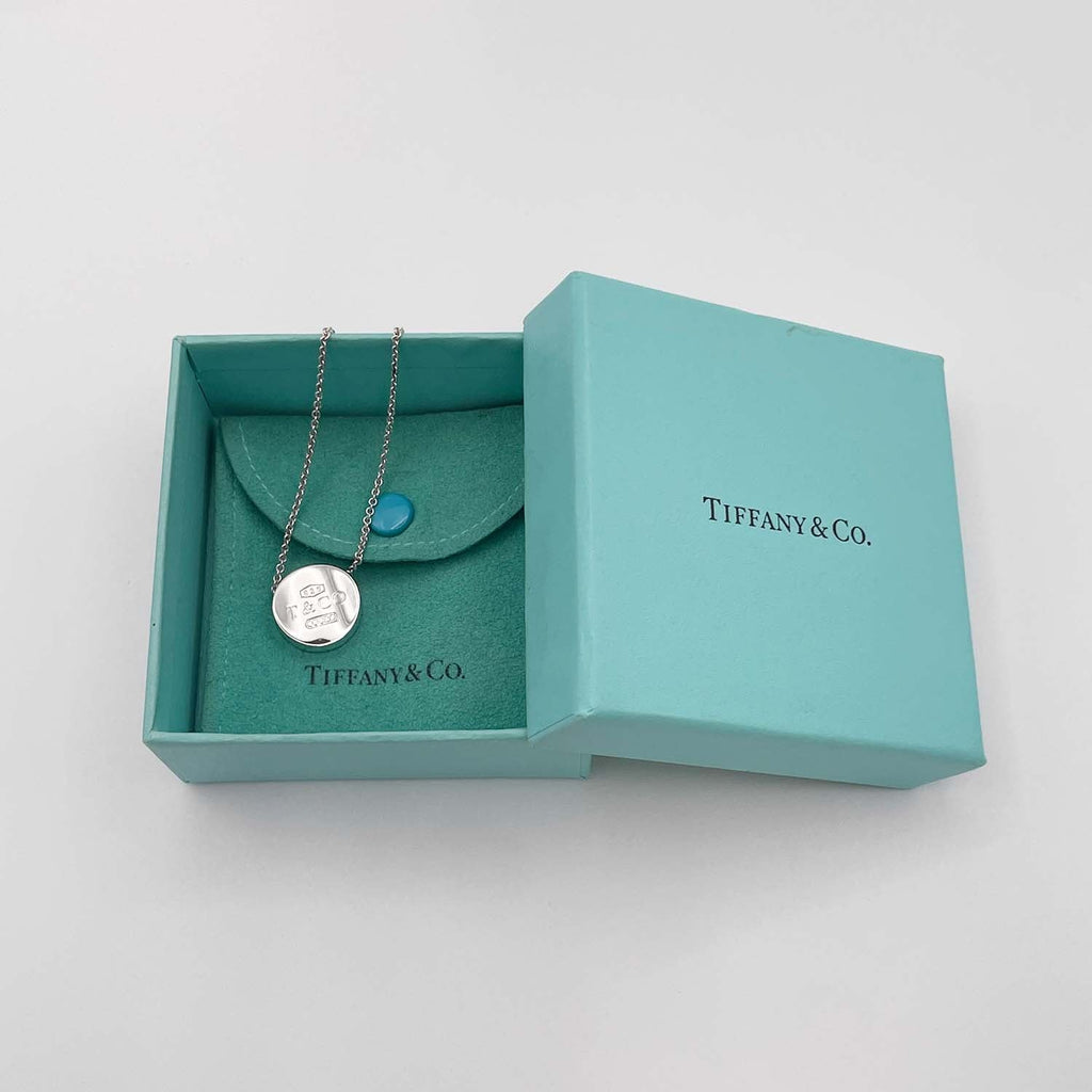 Tiffany&Co. ティファニー 1837 コンケーブ ネックレス SV925 ロゴプレート 新品仕上済
