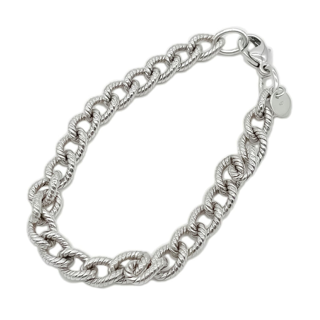 Tiffany&Co. ティファニー 17cm ツイストロープ ブレスレット ヴィンテージ SV925 新品仕上済