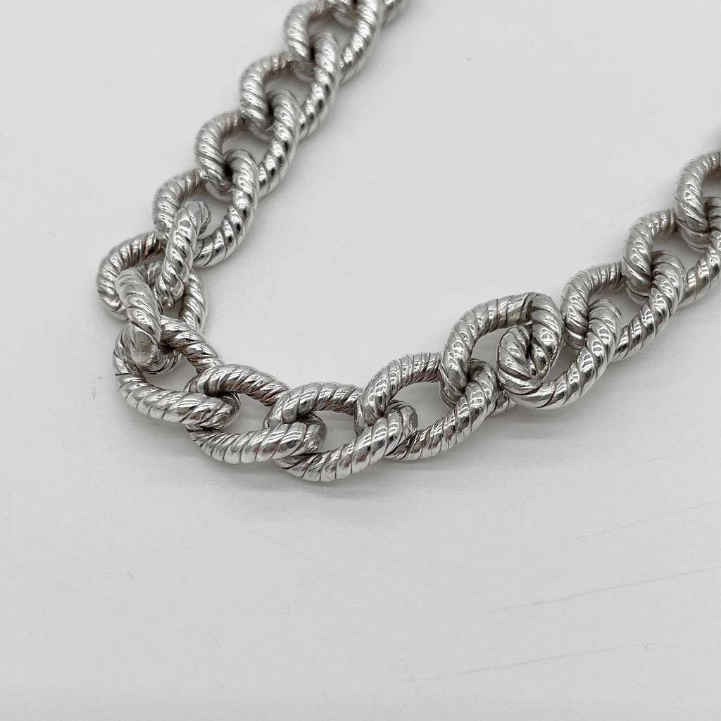 Tiffany&Co. ティファニー 17cm ツイストロープ ブレスレット ヴィンテージ SV925 新品仕上済