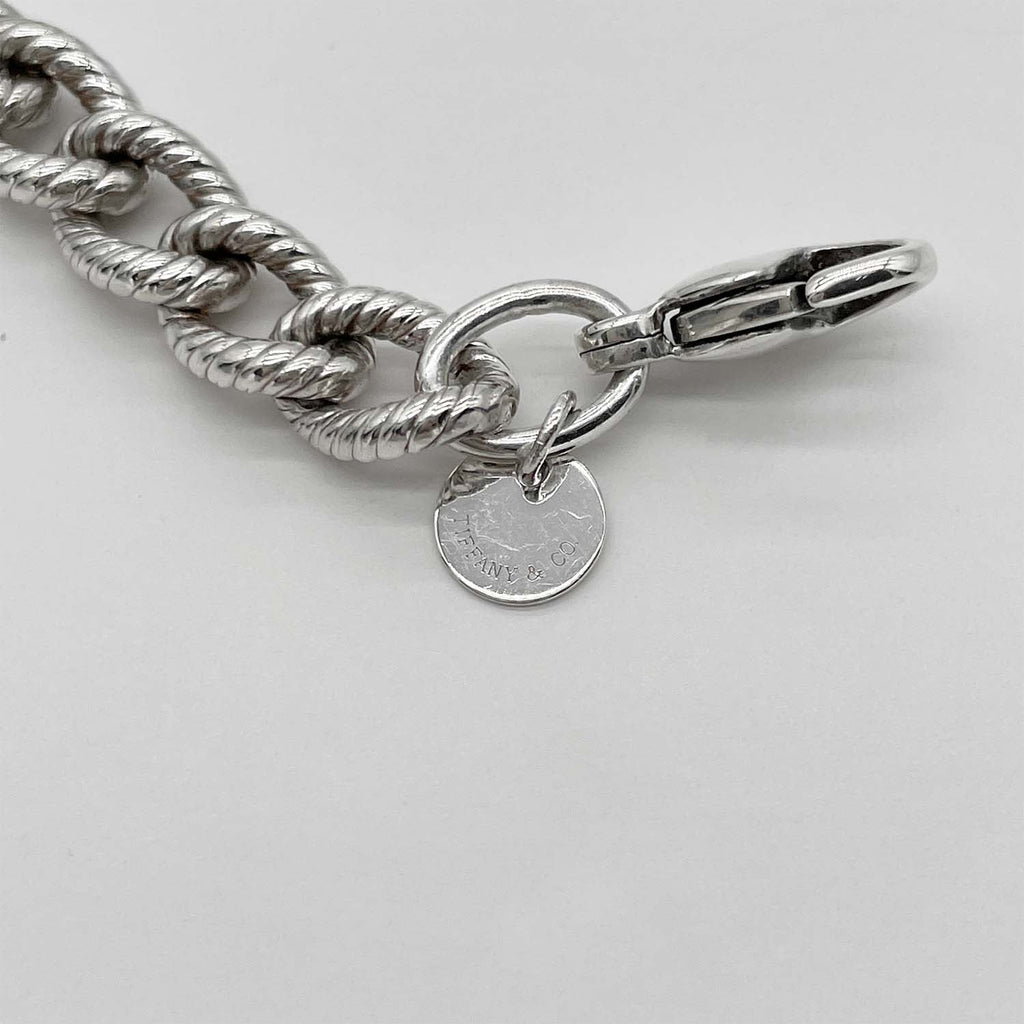 Tiffany&Co. ティファニー 17cm ツイストロープ ブレスレット ヴィンテージ SV925 新品仕上済