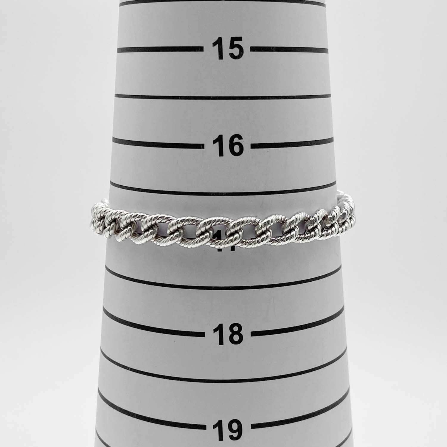 Tiffany&Co. ティファニー 17cm ツイストロープ ブレスレット ヴィンテージ SV925 新品仕上済