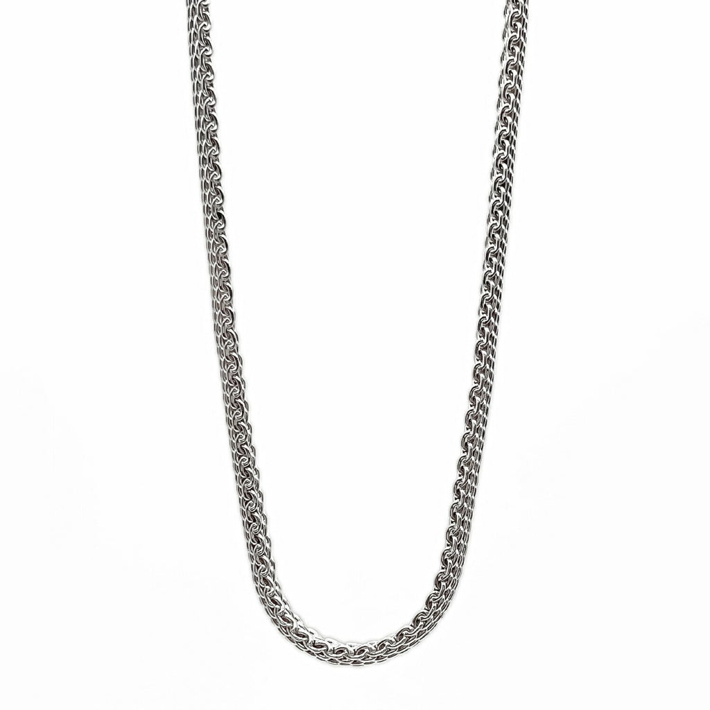 Tiffany&Co. ティファニー 46cm サマセット ネックレス メッシュ SV925 新品仕上済