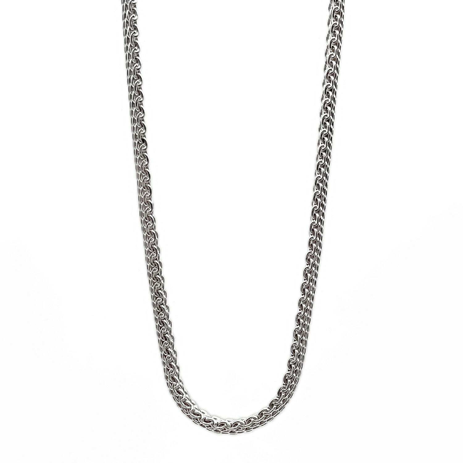 Tiffany&Co. ティファニー 46cm サマセット ネックレス メッシュ SV925 新品仕上済