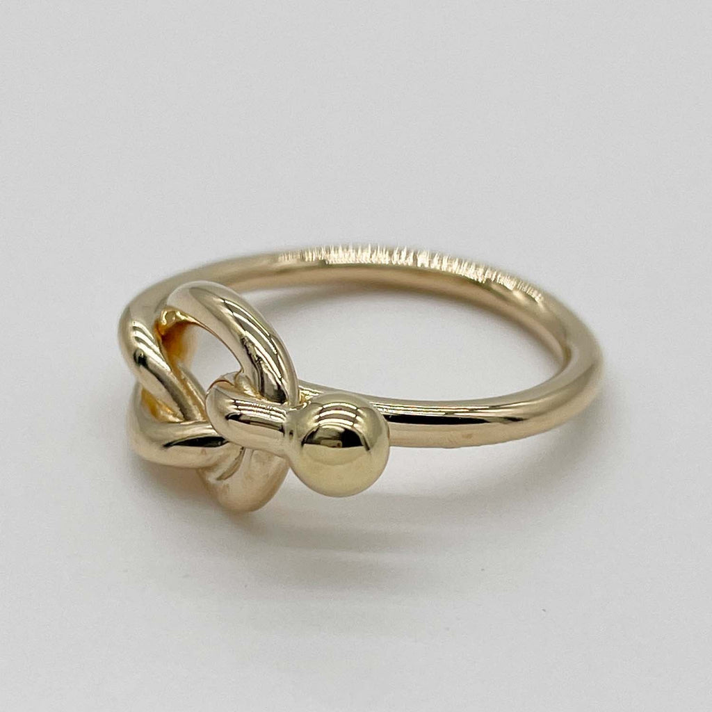 Tiffany&Co. ティファニー 8号 ラブノット リング 指輪 結び目 750 新品仕上済