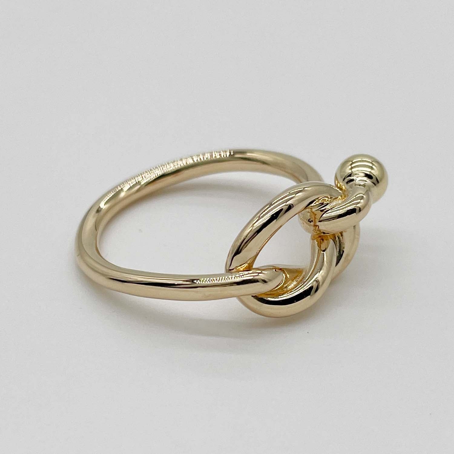 Tiffany&Co. ティファニー 8号 ラブノット リング 指輪 結び目 750 新品仕上済