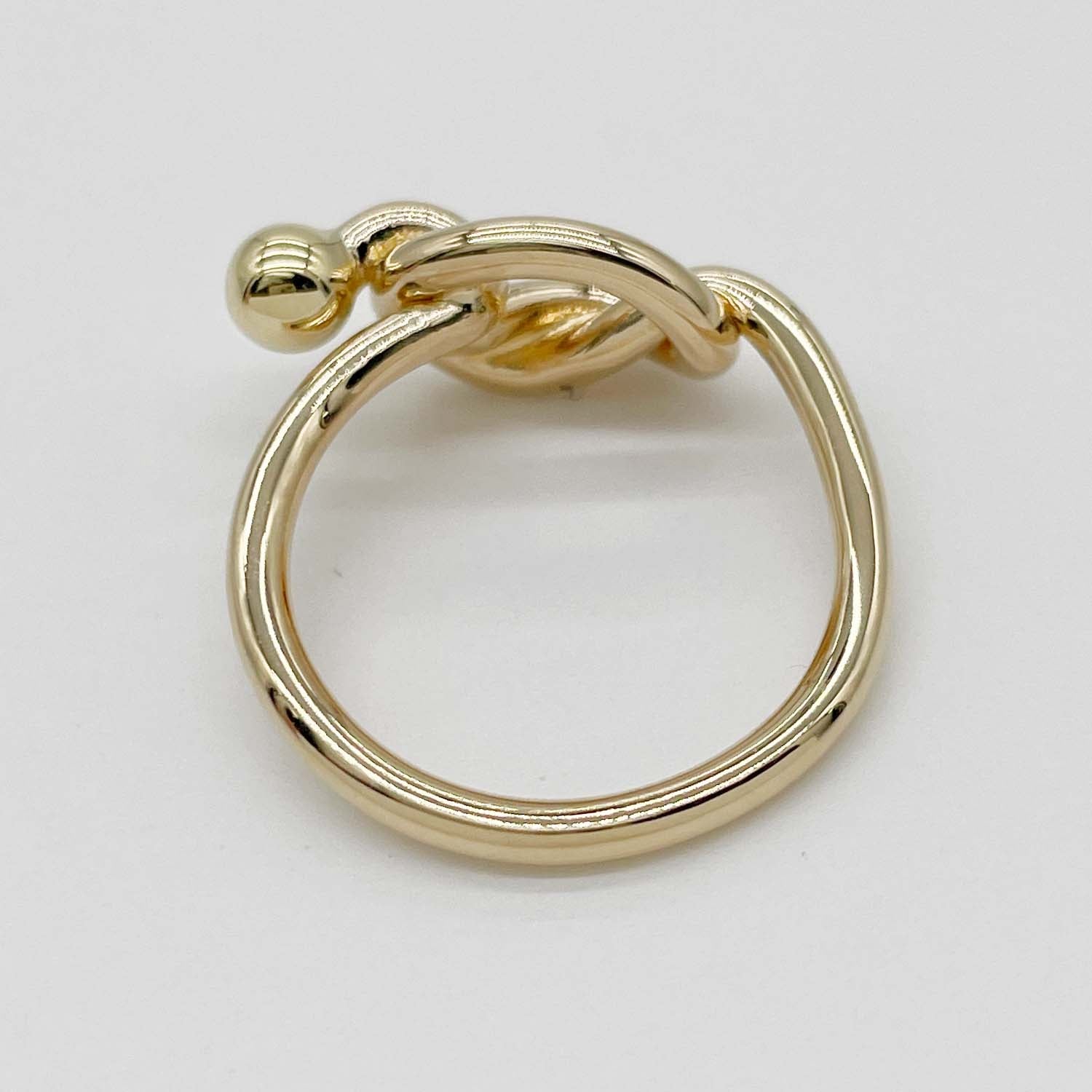 Tiffany&Co. ティファニー 8号 ラブノット リング 指輪 結び目 750 新品仕上済