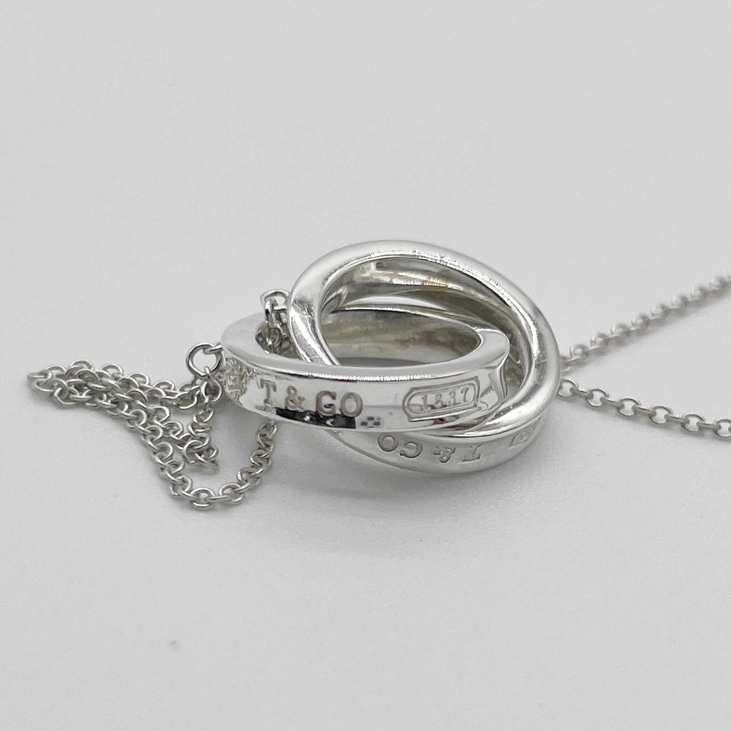 Tiffany&Co. ティファニー 1837 インターロッキング サークル ペンダント スモール SV925 新品仕上済