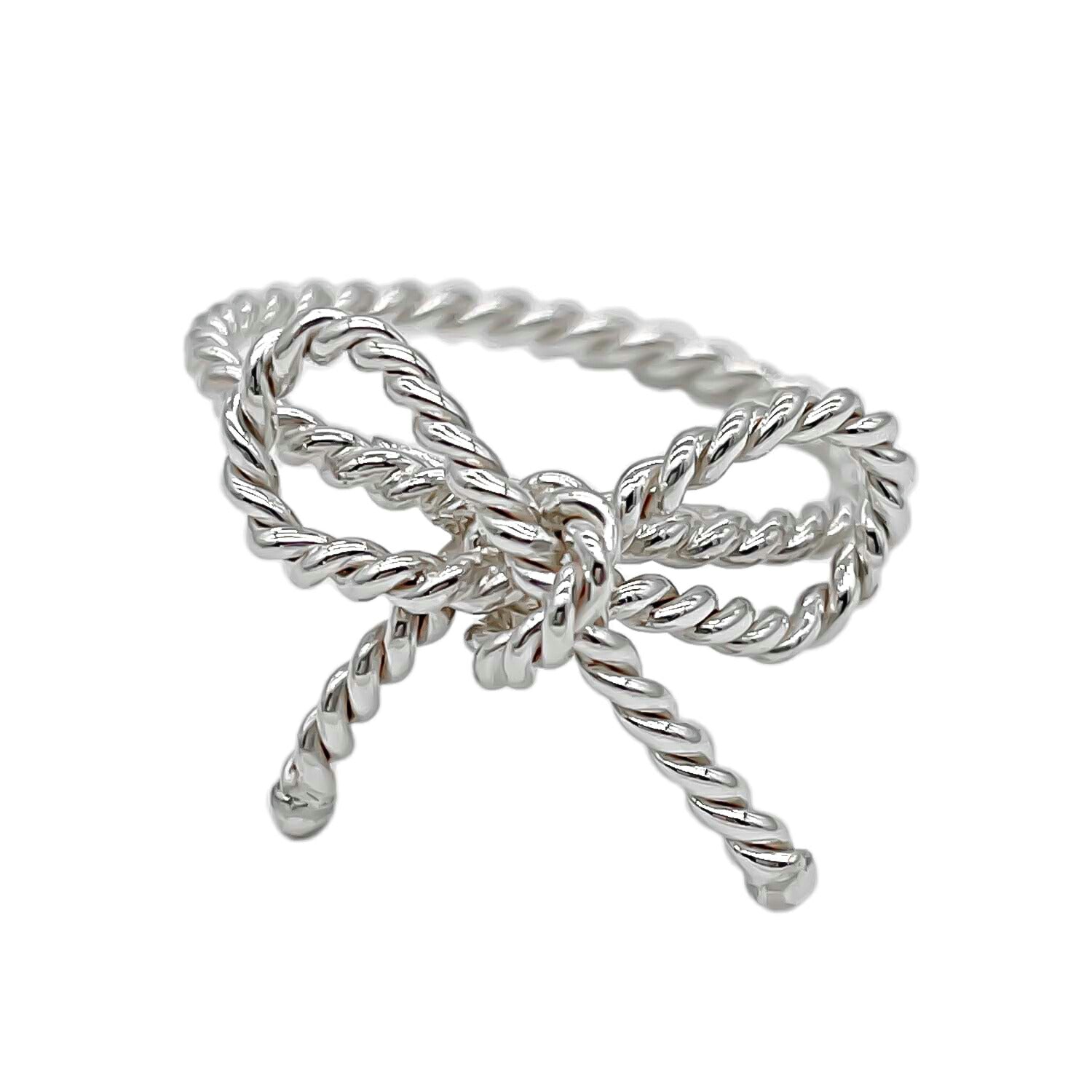 Tiffany&Co. ティファニー 10.5号 ツイストリボン リング 指輪 ロープ SV925 新品仕上済