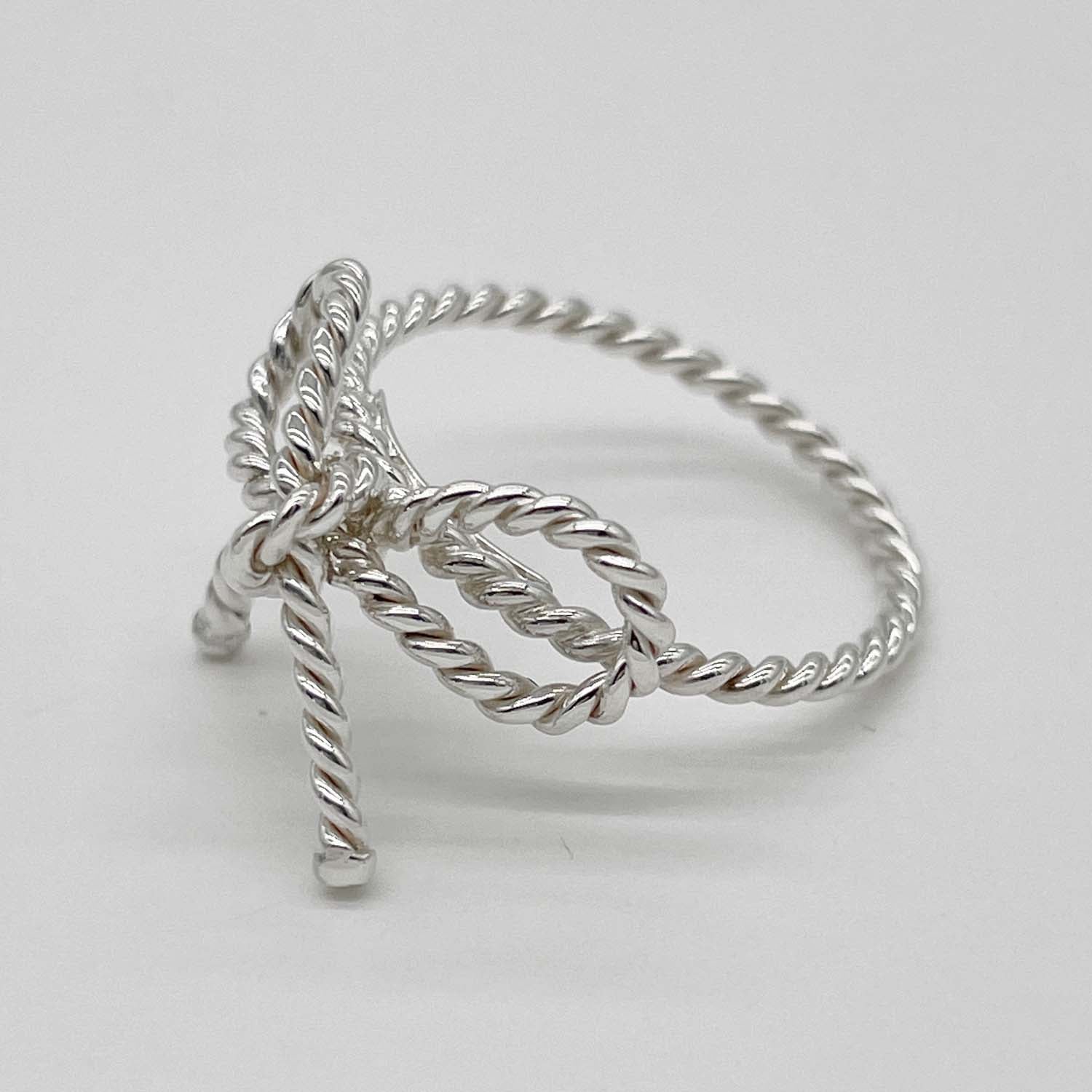 Tiffany&Co. ティファニー 10.5号 ツイストリボン リング 指輪 ロープ SV925 新品仕上済