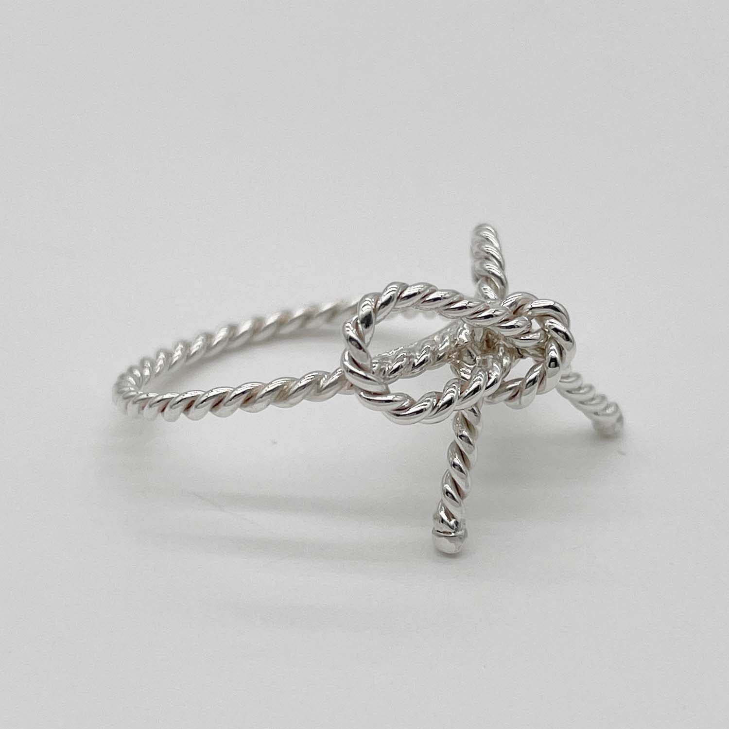 Tiffany&Co. ティファニー 10.5号 ツイストリボン リング 指輪 ロープ SV925 新品仕上済