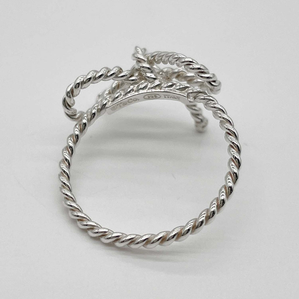 Tiffany&Co. ティファニー 10.5号 ツイストリボン リング 指輪 ロープ SV925 新品仕上済