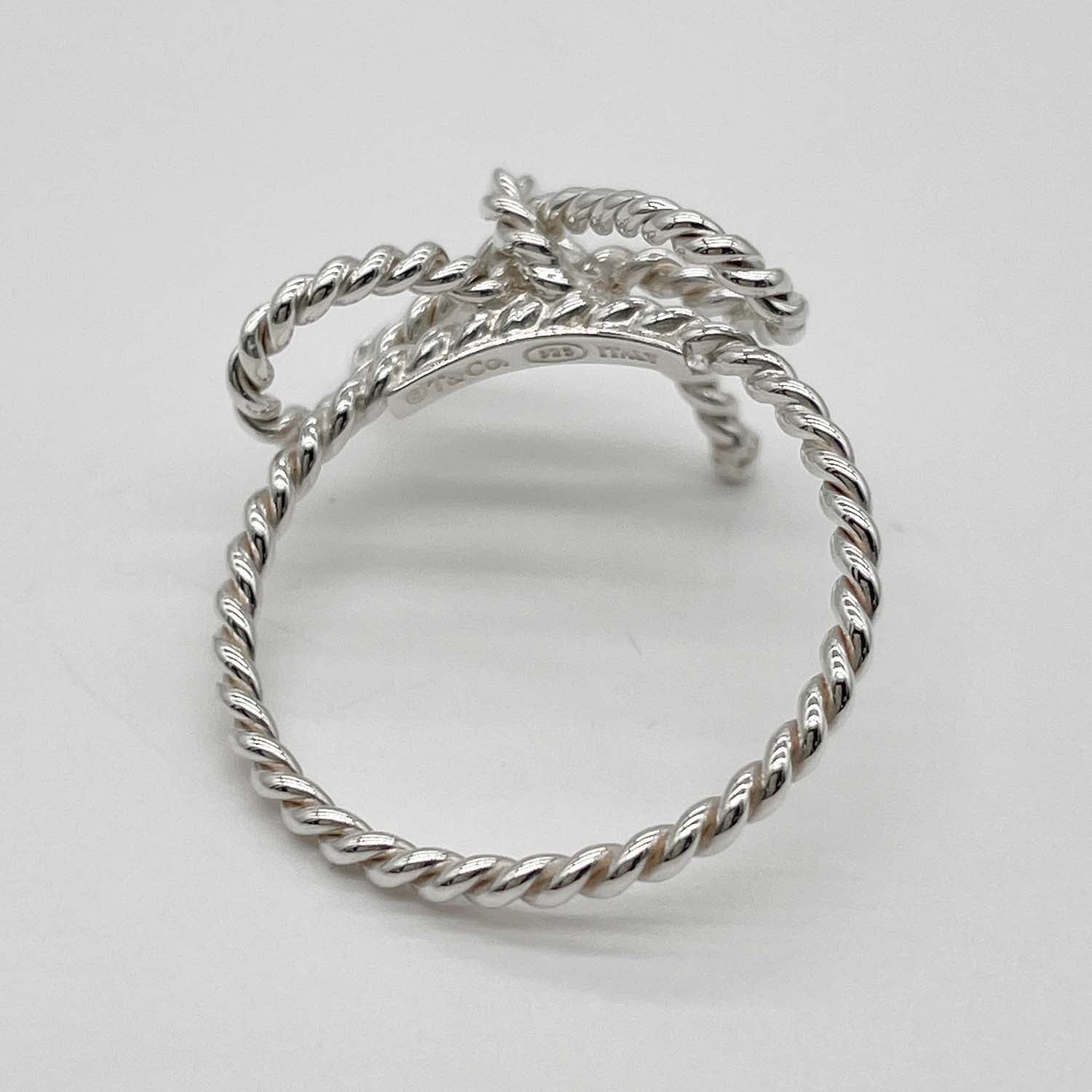 Tiffany&Co. ティファニー 10.5号 ツイストリボン リング 指輪 ロープ SV925 新品仕上済