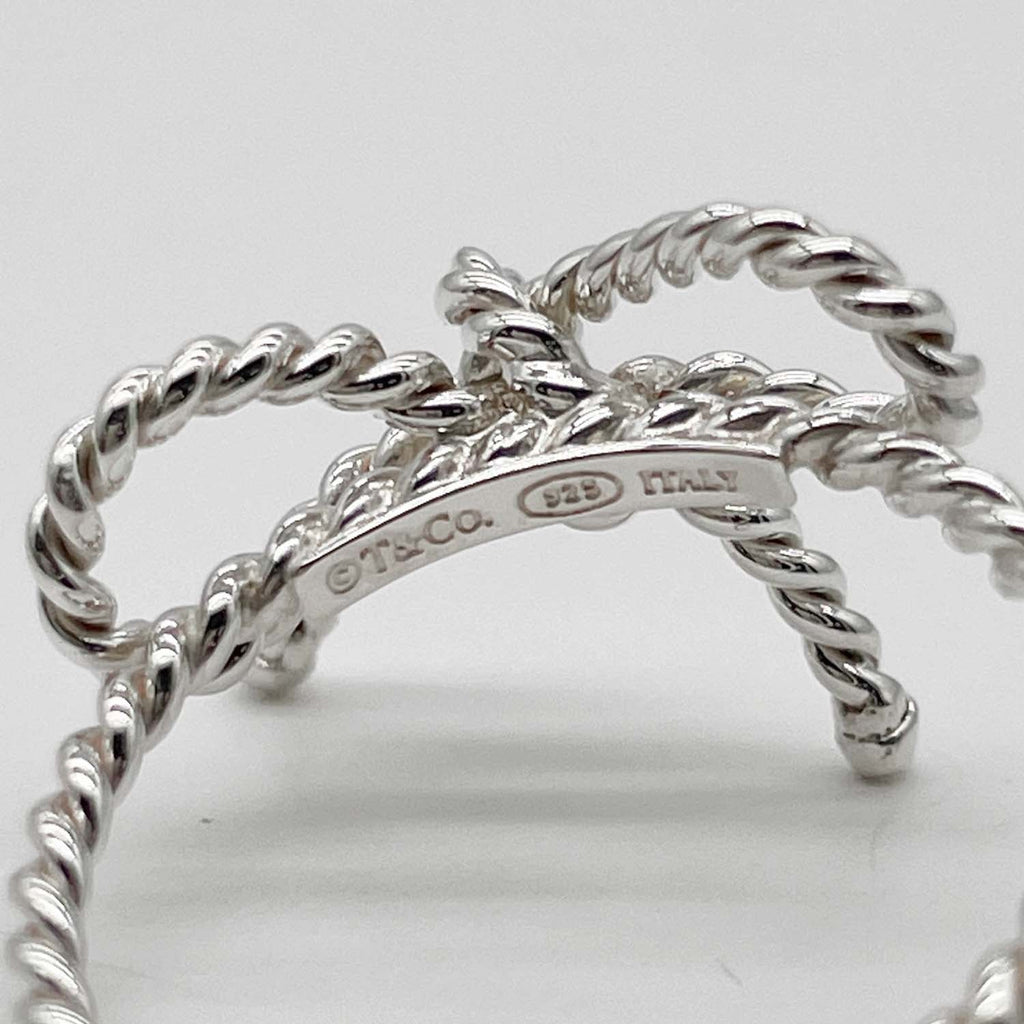 Tiffany&Co. ティファニー 10.5号 ツイストリボン リング 指輪 ロープ SV925 新品仕上済