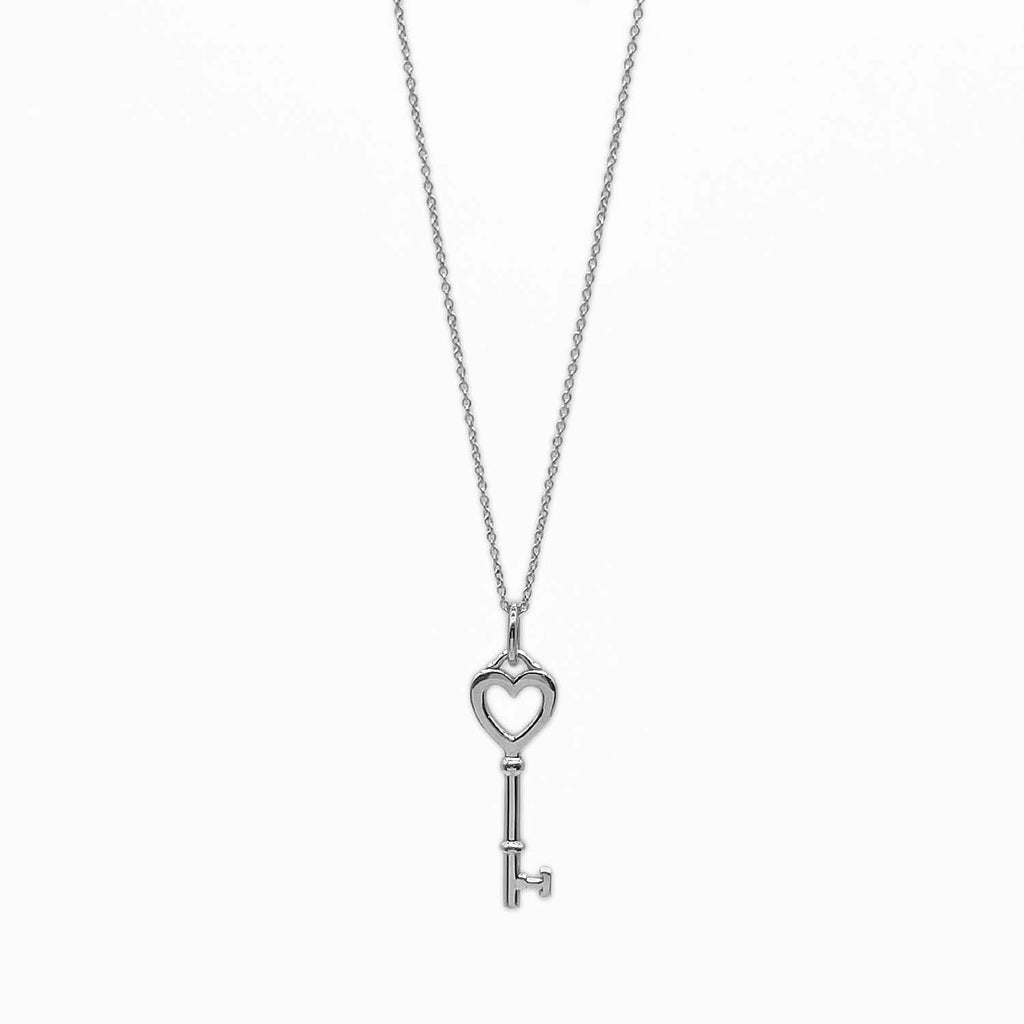 Tiffany&Co. ティファニー ハートキー ネックレス SV925 鍵ペンダント 新品仕上済