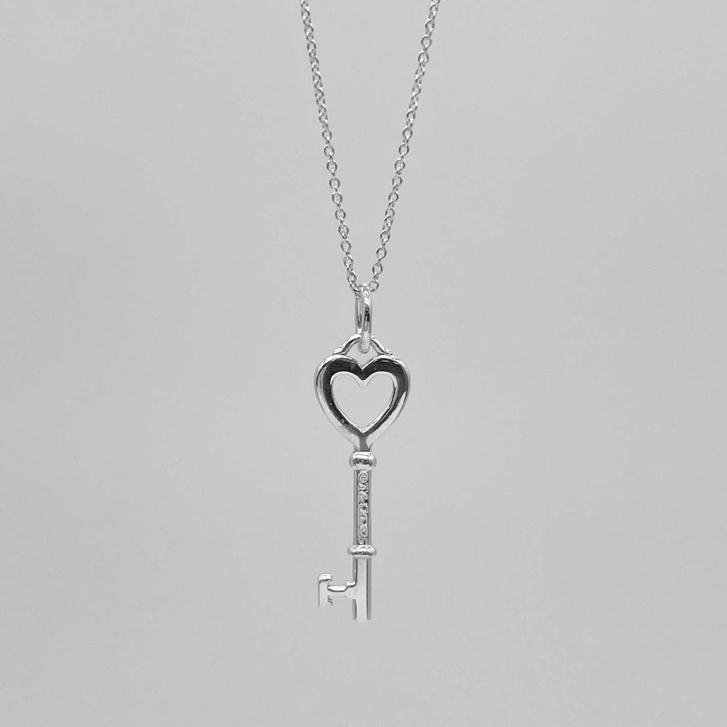 Tiffany&Co. ティファニー ハートキー ネックレス SV925 鍵ペンダント 新品仕上済