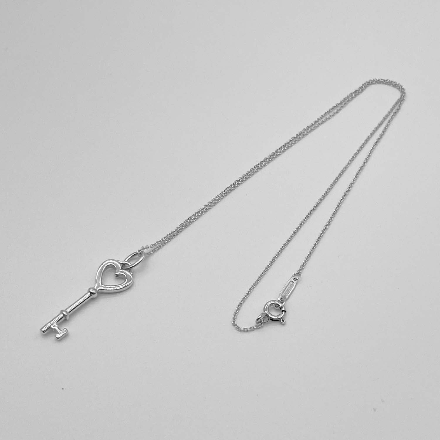 Tiffany&Co. ティファニー ハートキー ネックレス SV925 鍵ペンダント 新品仕上済
