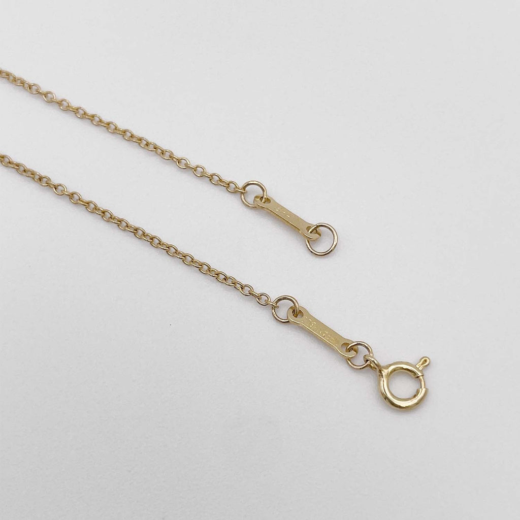 Tiffany&Co. ティファニー ネックレス オープンハート 15mm ペレッティ 750 新品仕上済