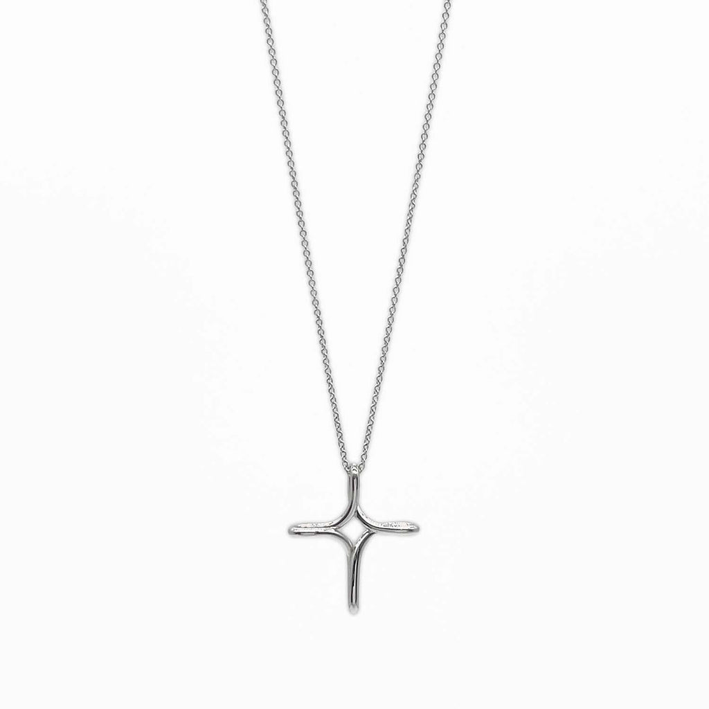 Tiffany&Co. ティファニー インフィニティクロス ネックレス エルサペレッティ SV925 新品仕上済