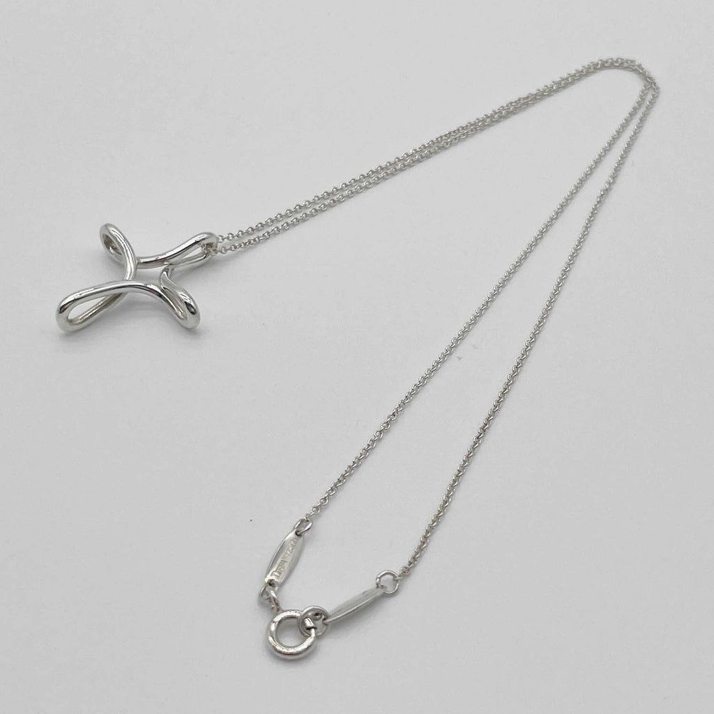 Tiffany&Co. ティファニー インフィニティクロス ネックレス エルサペレッティ SV925 新品仕上済