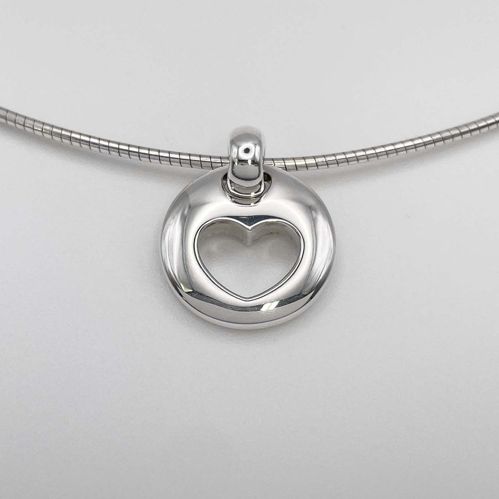 Tiffany&Co. ティファニー ネックレス ピアスドハート スイング SV925 新品仕上済