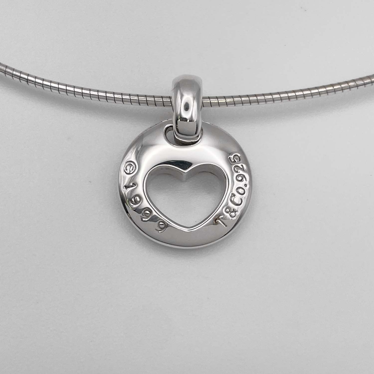 Tiffany&Co. ティファニー ネックレス ピアスドハート スイング SV925 新品仕上済