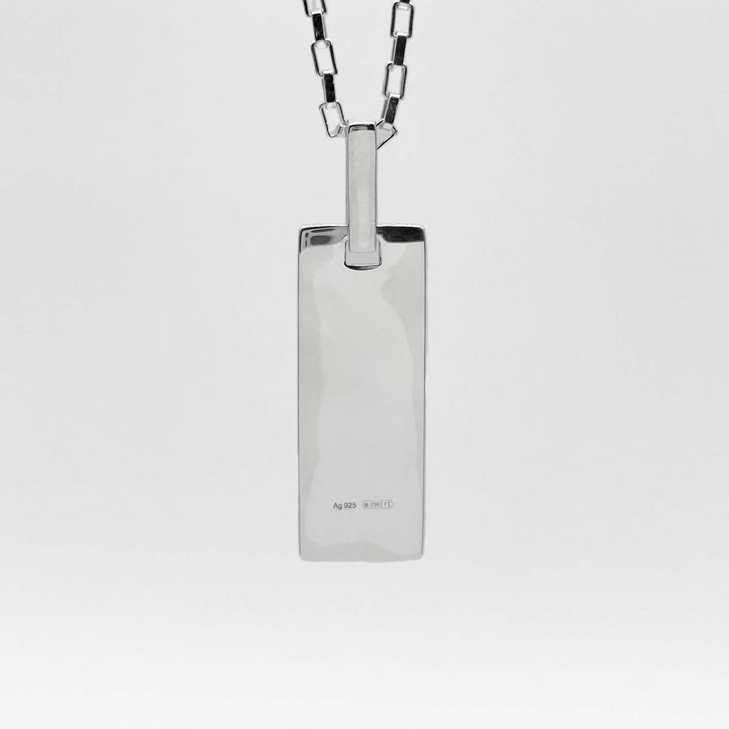 GUCCI グッチ ロゴ プレート ネックレス ペンダント チェーン SV925 新品仕上済