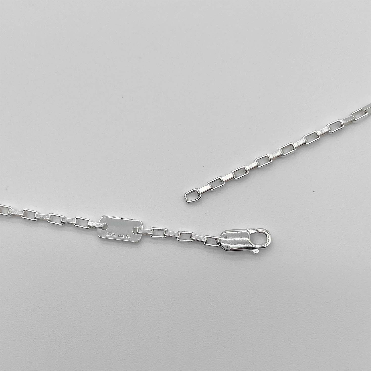 GUCCI グッチ ロゴ プレート ネックレス ペンダント チェーン SV925 新品仕上済