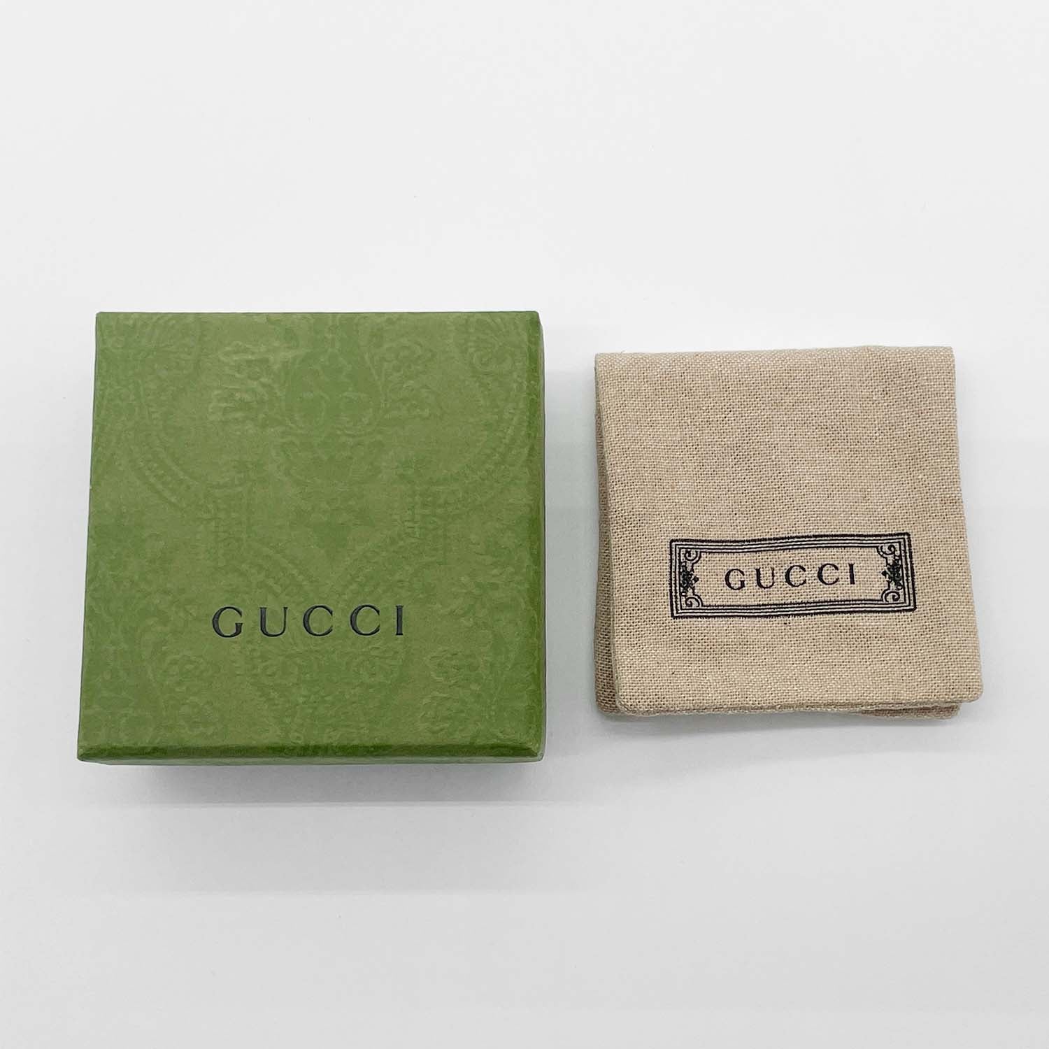 GUCCI グッチ ロゴ プレート ネックレス ペンダント チェーン SV925 新品仕上済