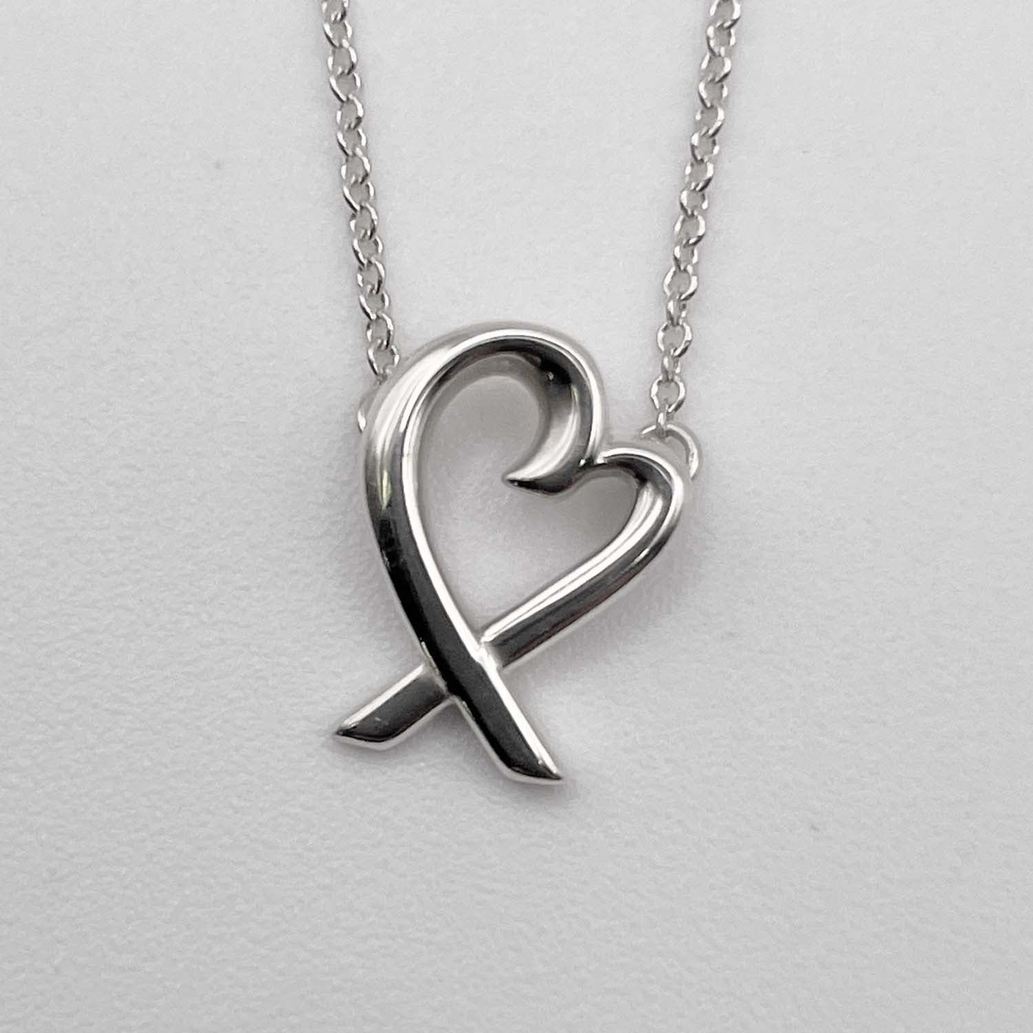 Tiffany&Co. ティファニー ラビングハート ミニ ネックレス ペンダント SV925 新品仕上済