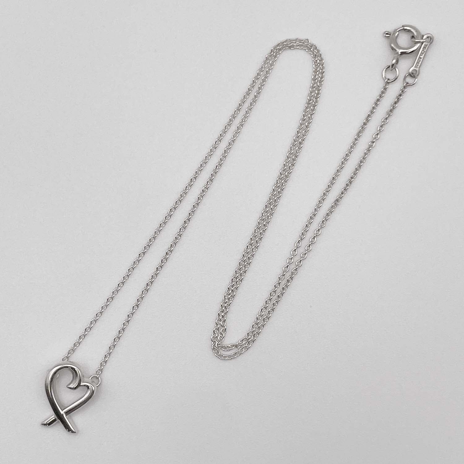 Tiffany&Co. ティファニー ラビングハート ミニ ネックレス ペンダント SV925 新品仕上済