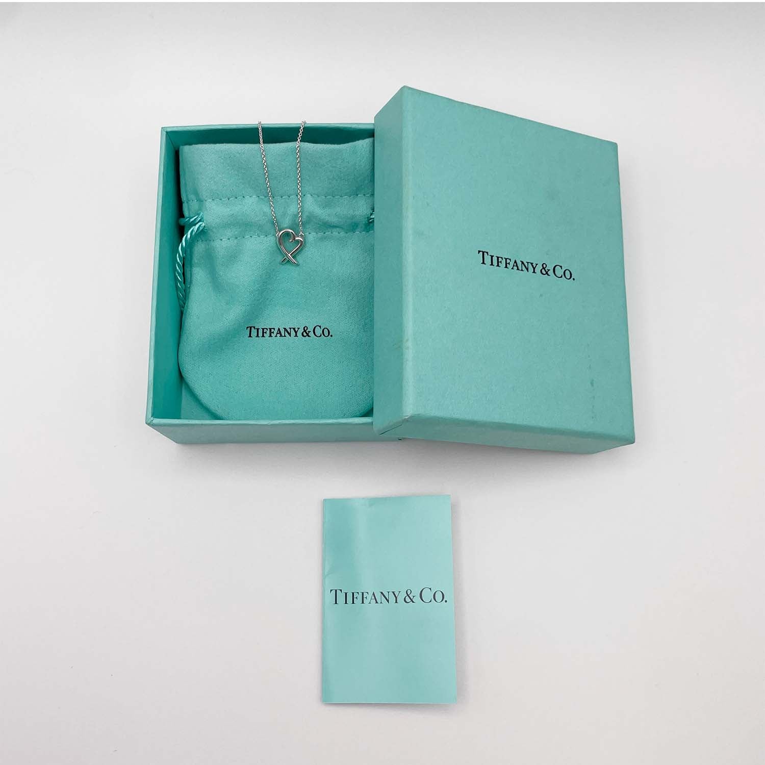 Tiffany&Co. ティファニー ラビングハート ミニ ネックレス ペンダント SV925 新品仕上済